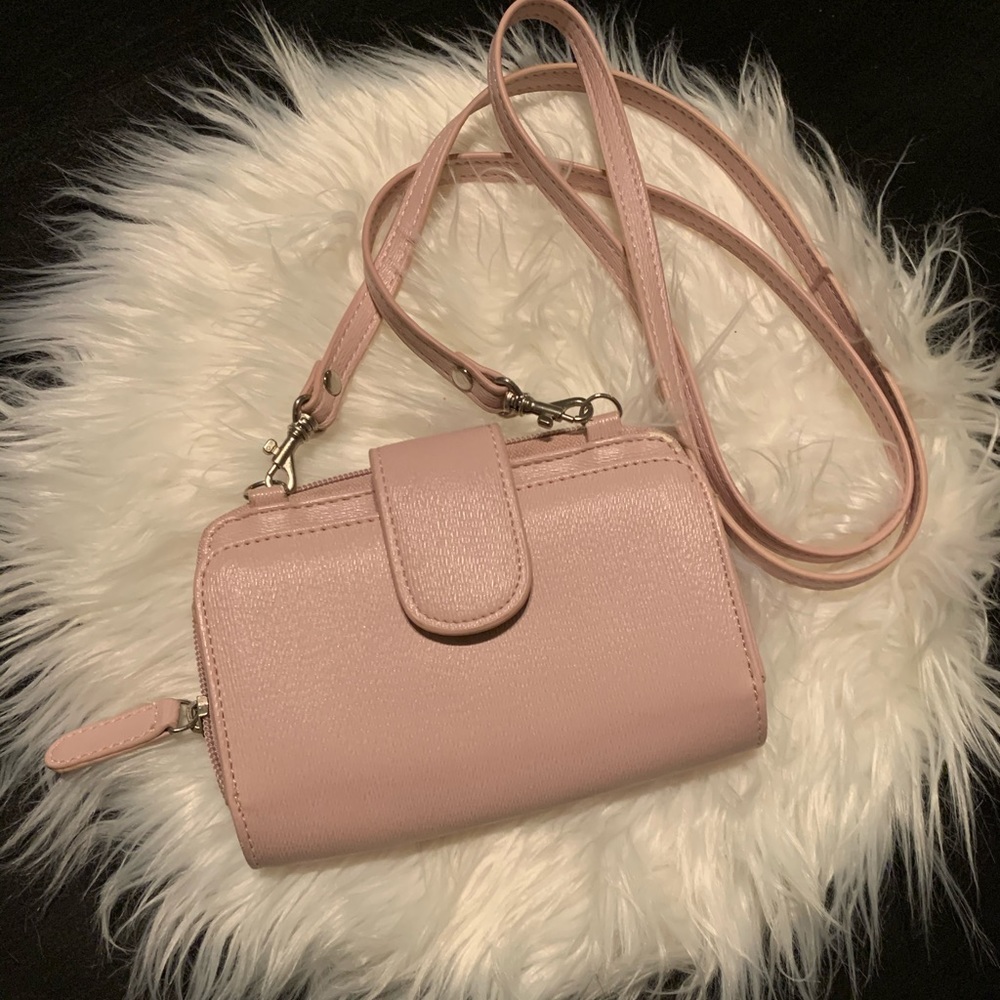 Blush pink crossbody